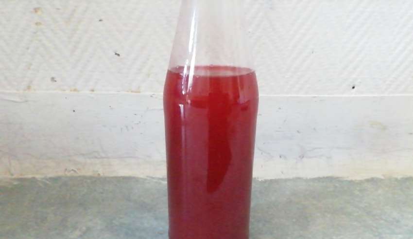 Sirop de framboise d'Alissya